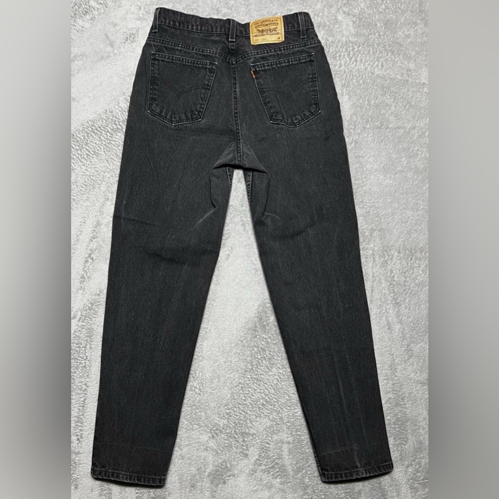 Vintage Levi's Orange Tab Slim Tapered Gray Faded - Picture 5 of 9